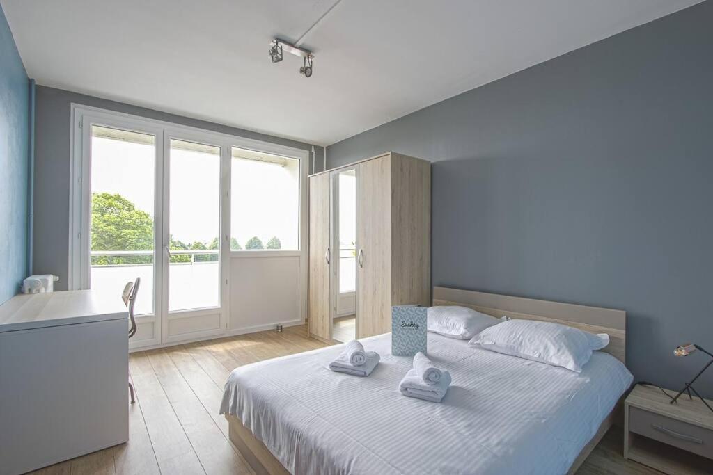 Appart 3 Chambres - 6 Personnes - Memorial - Universite Caen Kültér fotó